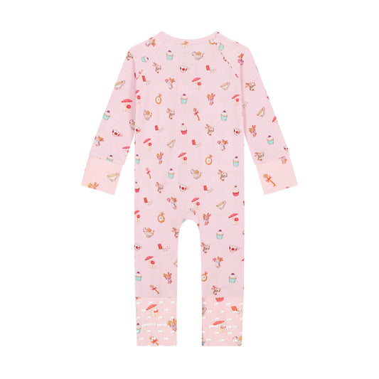 Zip Sleepsuit - Flowering Cherry