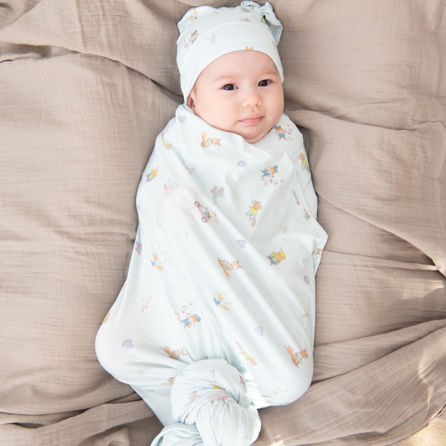 Bamboo Stretch Swaddle - Mint