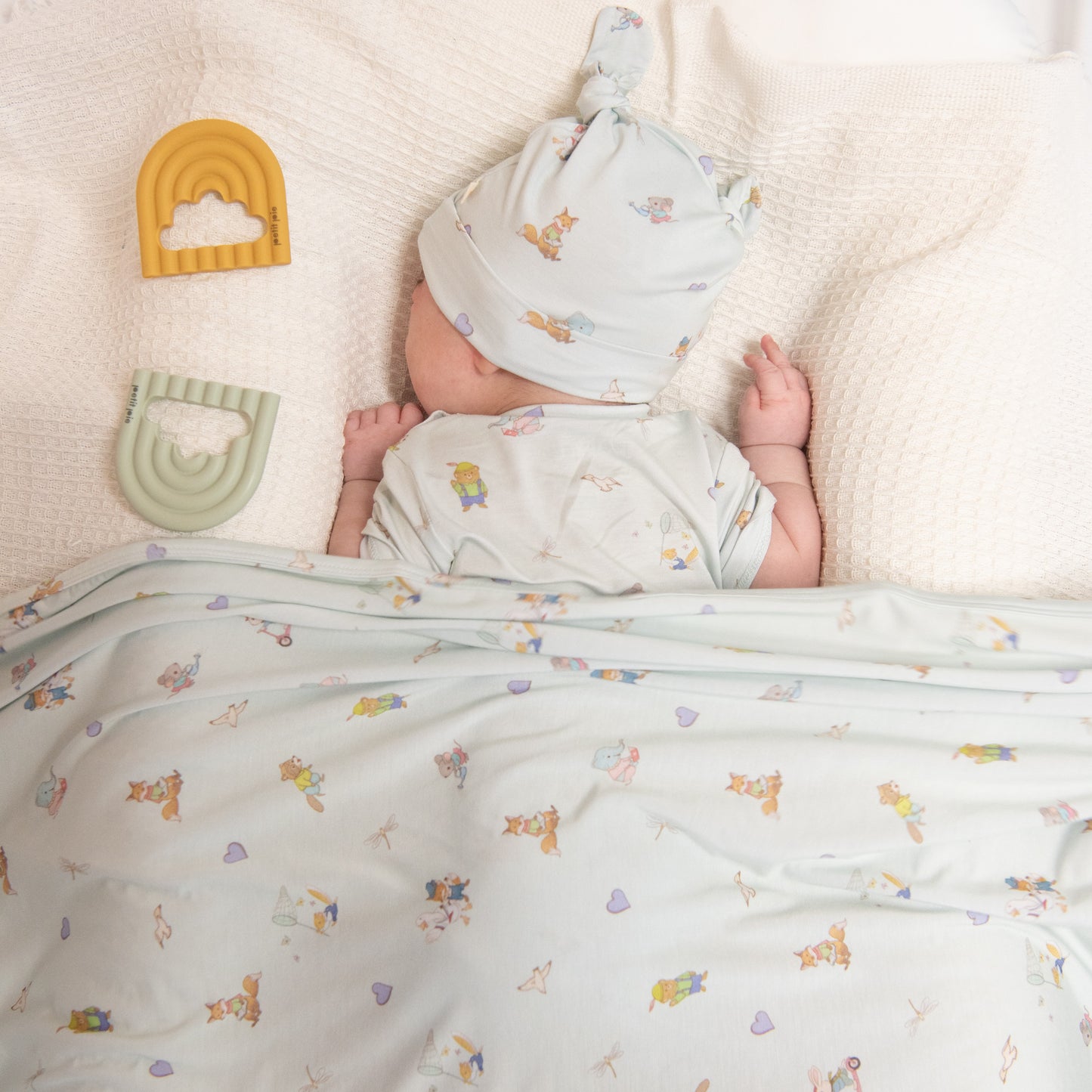 Bamboo Stretch Swaddle - Mint